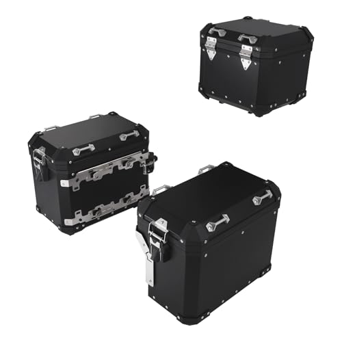 Alforjas laterales y caja trasera para motocicleta TCT-MOTORPARTS, aluminio, impermeables, compatibles con BMW F850GS, F900GS y R1200GS miniatura 5
