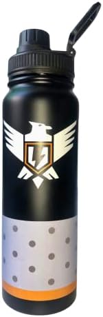 Windgro Stainless Steel Apex Legends Phoenix Kit Water Bottle 27oz wide mouth Insulated Flask Keeps Hot or Cold 800ml (Black)