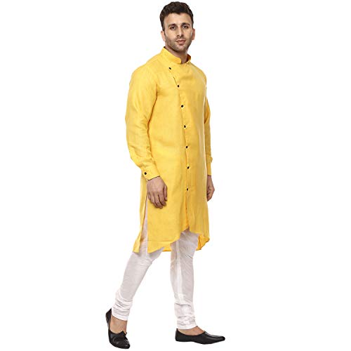 Men's Cotton Khadi Regular Kurta3