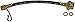 Dorman H620977 Rear Passenger Side Brake Hydraulic Hose Compatible with Select Ford Models