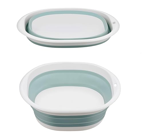hogarevrumah Collapsible Washing Up Bowl, Portable...
