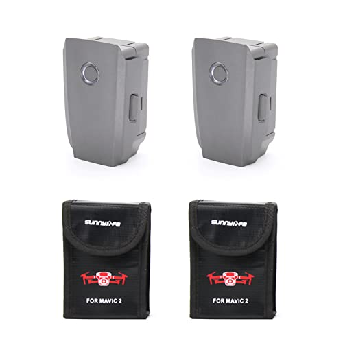 2 baterias de voo inteligentes Mavic 2 originais de 3850 mAh para DJI Mavic 2 Pro/Mavic 2 Zoom Drone