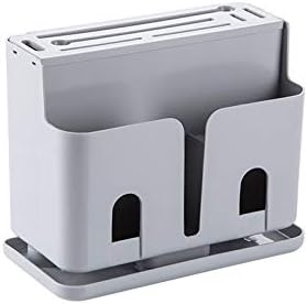 Knife Block Storage Stand Kitchen,Only Selling Cutter Holder,Plastic Multi-Function Draining Sink Box Spoons Knives Forks Chopsticks