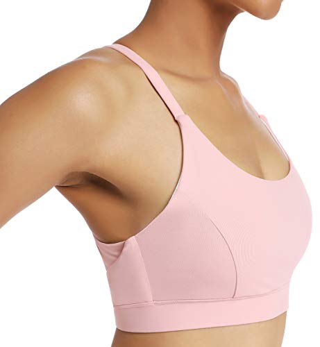 image for RUNNING GIRL Stappy Sports Bra for Women Sexy Open Back Medium Support