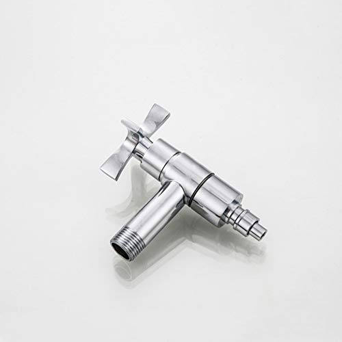 Preisvergleich Produktbild LLLYZZ Kupfer verchromter Waschmaschinenhahn Explosionssicherer automatischer Wasserabsperrhahn