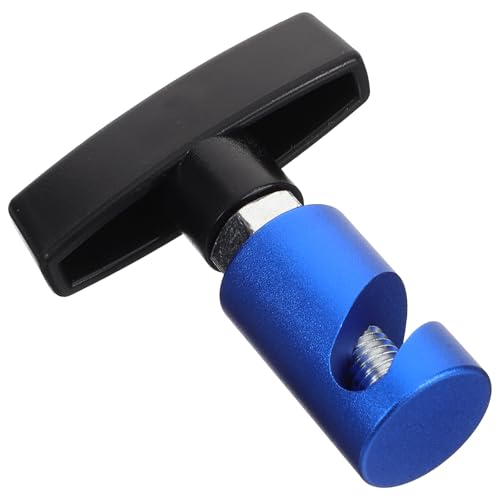 SEWOART Abrazadera de Soporte de Elevación para Varilla del Amortiguador del Capó, Accesorio Antideslizante de Aluminio para Uso en Reparación Automotriz, Color Azul