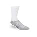 Core-Spun 10-15mmHg Medical Compression Socks - Light Graduated Crew Flight Compression Socks (White, X-Large)