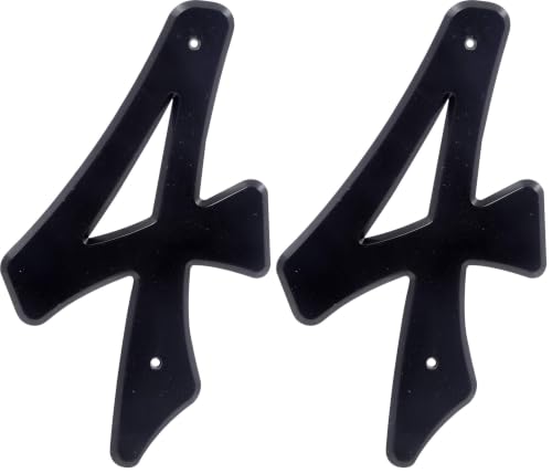 Hillman 839758 Black House Number Nail Plastic, 4-Inch (Pack of 2)