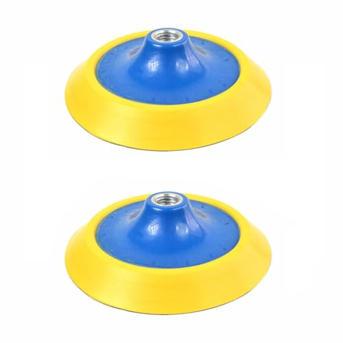 GULUANT 2 Pack Replacement 6 Inch- 5/8 Inch-11 UNC PSA Adhesive Polishing Pad for Superior Pads and Abrasives RSP60