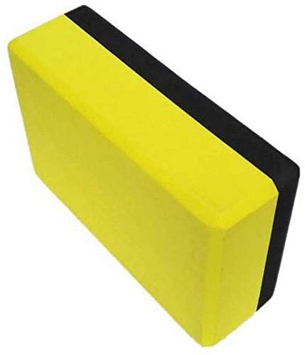 HZWLF Hilfsmittel Zweifarbiger Yoga-Stein Hochdichte Verdickung Umweltfreundlicher Sport Fitness Yoga Block