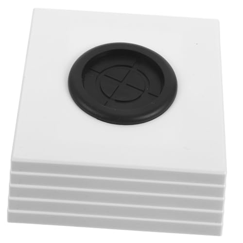 Gadpiparty 5個ケーブル通過用ウォールプレート 型 標準対応 電源空面板 ゴム製グロメット付き ケーブル管理用 コンパクト設置簡単 ホーム オフ