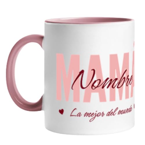 latostadora Taza Personalizada Mamá Con Foto o Texto - Tazas Personalizadas Dia de la Madre - Tazas de Colores para Personalizar - Regalos Personalizados Madre Taza Personalizable - Personalised Mug