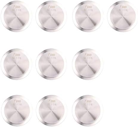DERNORD Sanitary End Cap fits Tri-Clamp Ferrule Flange Stainless Steel 304 Fitting Clamp (2" (51mm) Tube OD) (10 Pack)