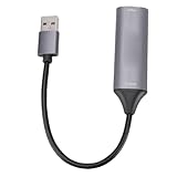 Jiawu Scheda di Cattura Video con Interfaccia Multimediale HD 4K Scatola di Uscita USB 3.0 60Hz, Ampia applicabilità per Software di Cattura, Trasmissione a Lunga Distanza per Registrazioni