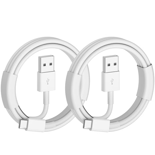 Car Carplay Cable for Apple iPhone 16,iPhone 16 Plus, iPhone 16 Pro, iPhone16 Pro Max, USB A to USB C Fast Charger Carplay Cable Car Charging Cord 3FT (2Pack) (White)