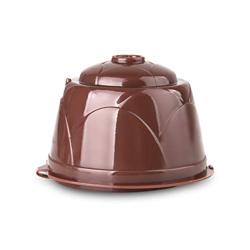 GLOGLOW Variedad de Regalos de los Amantes del café del Cepillo de los Sabores para Las Vainas de café Reutilizables, 304 Cápsulas de de Acero Inoxidable