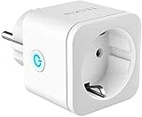 Enchufe Inteligente WiFi TECKIN 16A 3680W Mini Smart Plug Funciona con Siri Amazon Alexa, Echo, Google Home, No se requiere Hub, Función de Temporizador, con Control Aplicaciones en Cualquier lugar