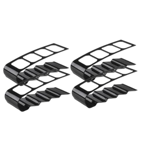 Jeenuuder - Juego de 4 portamandos para mesa, organizador de almacenamiento para mandos a distancia, organizador de mesa para mando a distancia, conjunto de organizadores de mando a distancia.