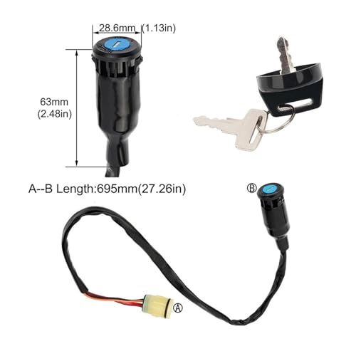 Interruptor de encendido Honda TRX420FA TRX420FE clausor de llave 2