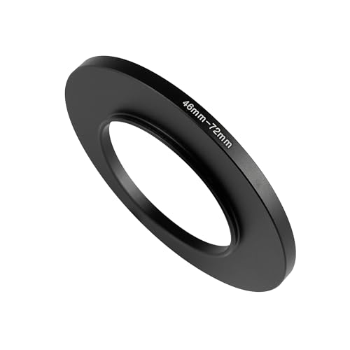 Image of 46-72mm Step-Up Ring Adapter, 46mm to 72mm Step Up Filter Ring for 46mm Lens Install 72mm ND CPL UV Camera Lens Filter(46mm-72mm)