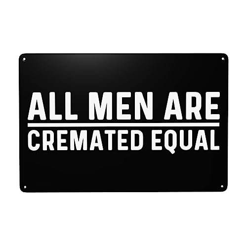 All Men Are Cremated Equals Sign All Men Are Cremated Equals ���^�� �u���L�Ŕ� �ʔ����u���L�Ŕ� �Ƃ̑O�̑����T�C�� 8x12�C���` ���^���E�H�[���A�[�g�|�X�^�[