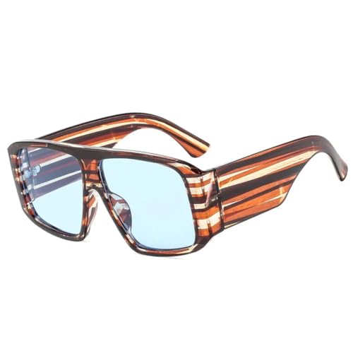 Lunettes de soleil protection UV400 totales style punk rétro chic avec monture imprimé floral