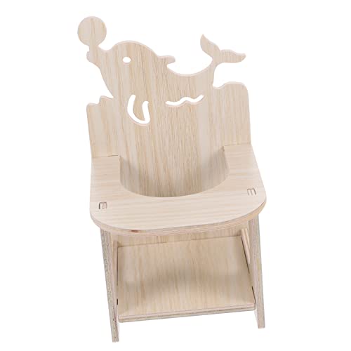 Abaodam 1Set Decorative Hamster Chair with Dinning Table Comfortable Miniature Chair for Pets for Hamsters Chinchillas More Halloween Ornament for