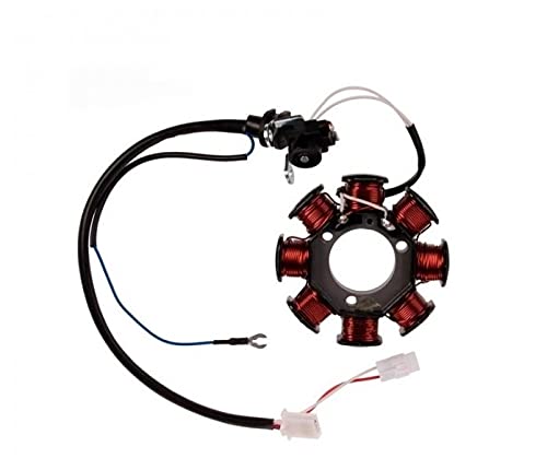 Alternador de Corriente válido para Yama-ha: YBR 125 (2010-2011-2012-2013) *Número de bobinas 8