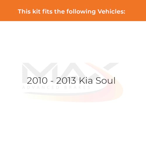 Image of Max Advanced Brakes Rear Brake Kit For Kia Soul