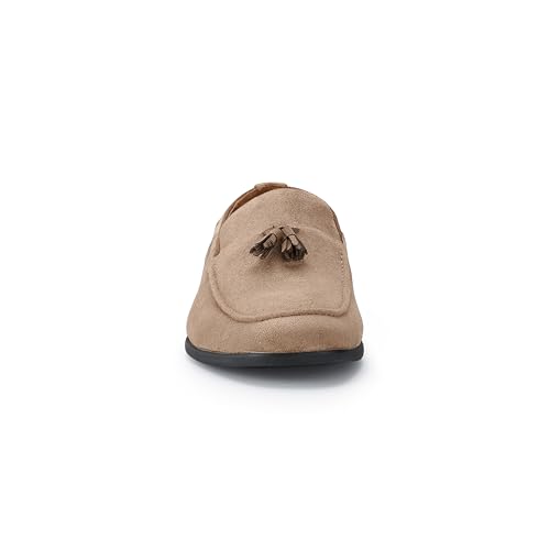 Image of Ferro Aldo Men's Premium Moc Toe Loafers | Casual & Dress Styles with Tassels & Horsebit Buckles