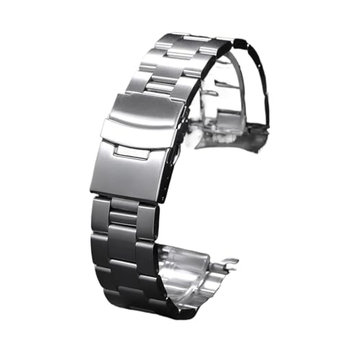 Bracelet montre acier inoxydable incurvé pour le style et le quotidien