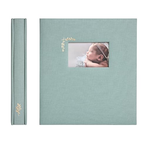 Premium Scrapbook Album – Acid-Free Photo Album with Writing Space – 100 Pages for Size 4x6 – Holds 500 Photos – Wedding, Baby, Travel & Family Memories