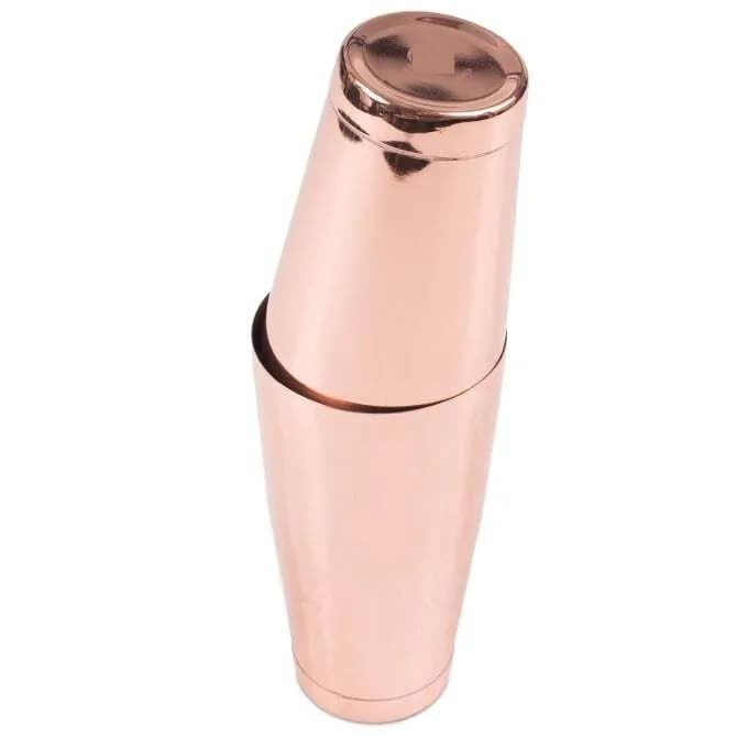 Dynore Stainless Steel Copper Plated Professional Boston Shaker, Martini Shaker Drink Shaker for Bartending and Home Bar-image-39