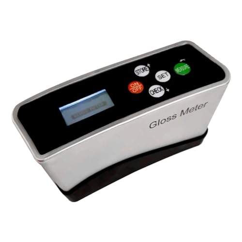 NURII Gloss Meter, Tiles Stone Surface Gloss Measure Paper Plastic Metal Surface Gloss Tester 0-150Gu 0.1Gu (Size : 0-150Gu 1Gu)