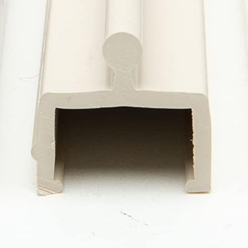Sliding Screen Door Track 72" Vinyl White Made in The USA
