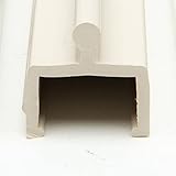 Almond - Sliding Screen Door Track 72' Vinyl Made in The USA