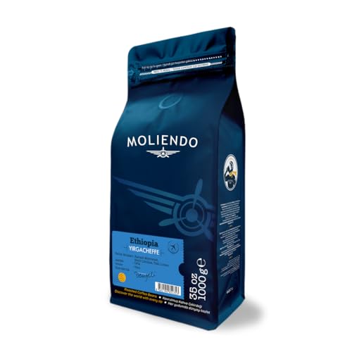 Moliendo Finest Coffee Ethiopia Yirgacheffe Yöresel Kahve (Çekirdek) 1000 g