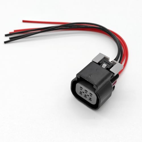 Bhitme 19259452 Gen 4 Throttle Body Connector Pigtail DBW 6 Wire Multi-Purpose 6 pin Compatible with GM Engine LS2 LS3 LS7 2006-2015 Compatible with Chevrolet with Silverado