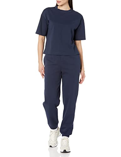 Amazon Essentials Women's Organic Cotton Drop Shoulder Relaxed Boxy Short-Sleeve T-Shirt (Available in Plus Size)4