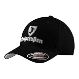 Passform: fest Copytec Flexfit Ostpreußen Heimat Wappen Deutschland Ost Preußen Königsberg Kappe#35102, Farbe:Schwarz, Flexfit Kappe:L/XL