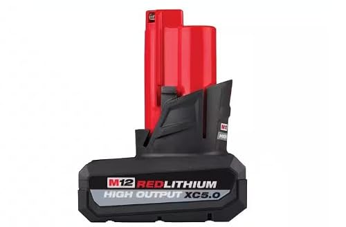 Image of For Milwaukee 48-11-2450 M12 12-Volt Lithium-Ion XC High Output 5.0 Ah Battery Pack
