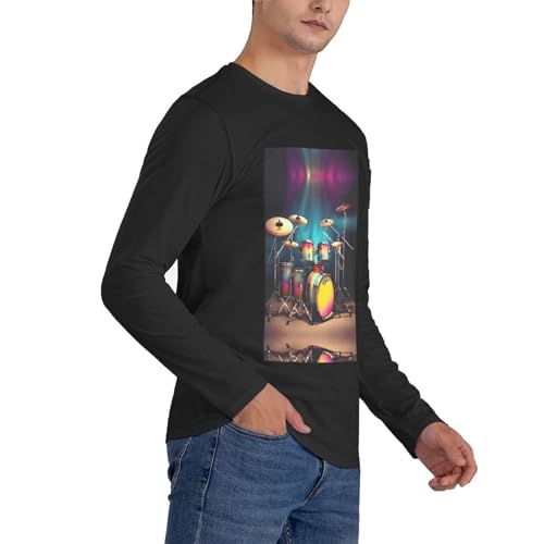 Chemise imprimé Cool Drums pull léger homme pour éviter les coups de fraîcheur