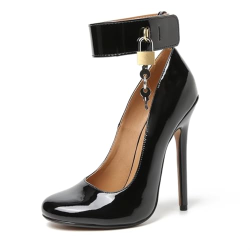 Sexy Extreme High Heels Pumps Shoes Woman Fashion Key Black Red Heeled Dance Party Wedding Office Shoes Ladies Large Size