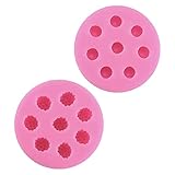 2Pcs Blueberry Raspberry Chocolate Moulds Candy Moulds Silicone Mold for Kids Party's and Baking...