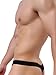 iKingsky Men's Thong Underwear Sexy Low Rise T-Back Under Panties (Small, 9 Pack)
