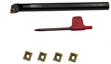 Indexable Lathe Boring Bar Ø 6 mm SCLCR 06 With 5 Nos CCMT 060204 Carbide Inserts & Torx Key