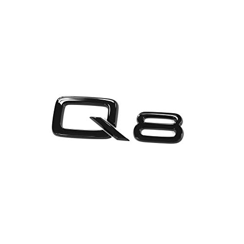 Emblema negro Audi Q8 Black Edition que transforma el aspecto exterior aportando estilo tuning