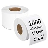 Industrial Thermal Transfer Labels, 4 x 6 Inches, 3 Inch Core