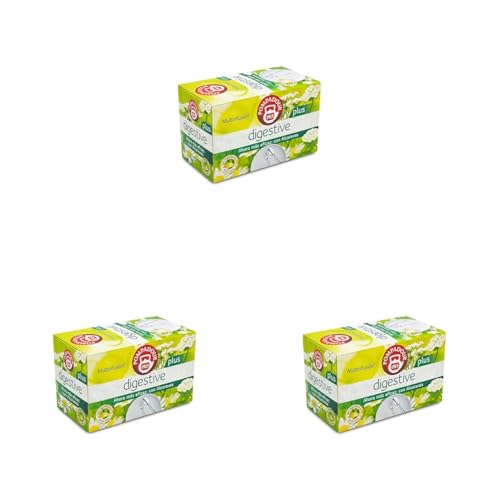 Pompadour Infusión Digestive Plus, 20 Bolsitas (Paquete de 3)