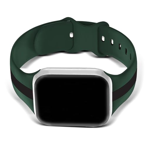 Image of GRIPP Tutone Soft Silicone Watch Strap for 44mm /45mm /46mm /49mm, Watch Series 11 /10 /9 /8 /7 /6 /5 /4, SE 3 /2 /1, Ultra 3 /2 /1, Durable, Flexible, Lightweight, Adjustable (Watch Not Included)
